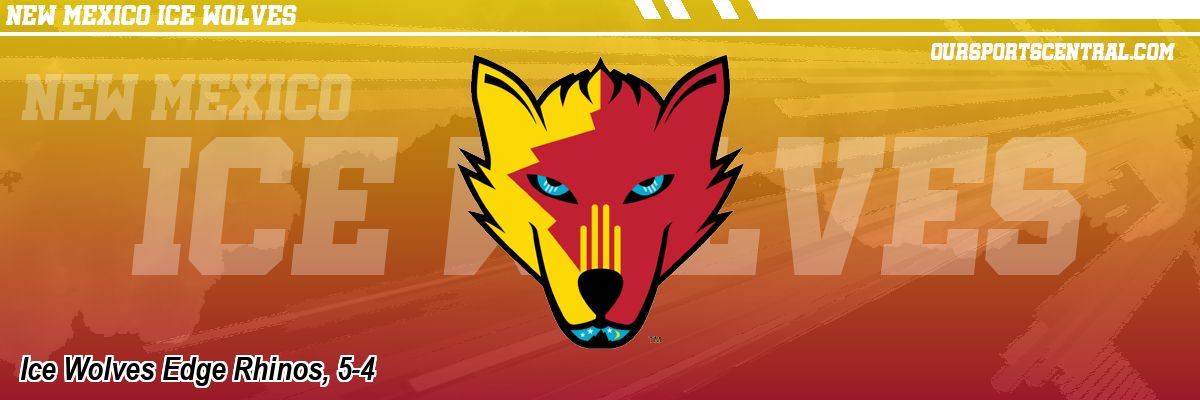 Ice Wolves Edge Rhinos, 5-4