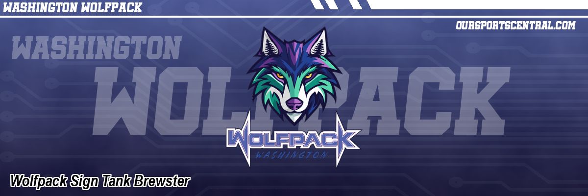 Wolfpack Sign Tank Brewster