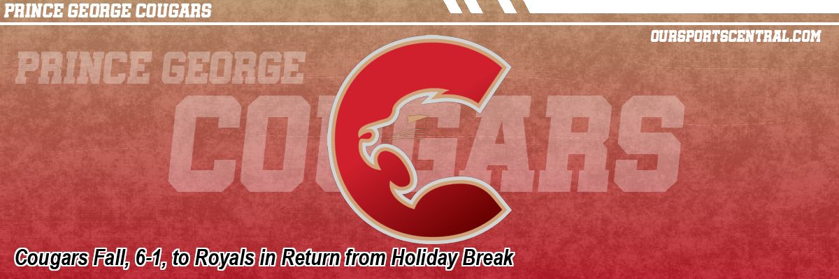 Cougars Fall, 6-1, to Royals in Return from Holiday Break