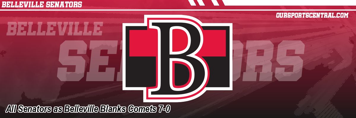 All Senators as Belleville Blanks Comets 7-0