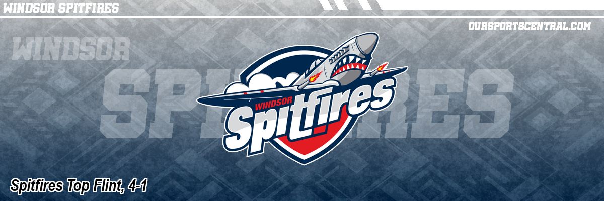 Spitfires Top Flint, 4-1