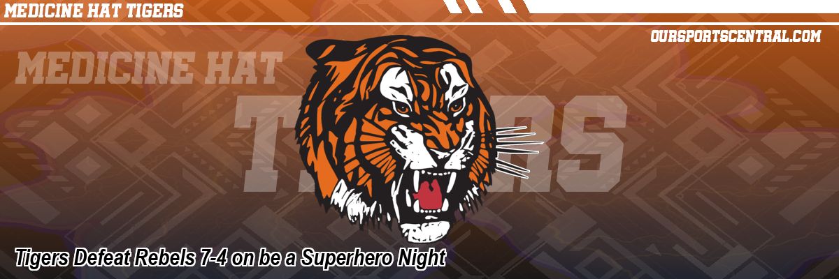 Tigers Defeat Rebels 7-4 on be a Superhero Night