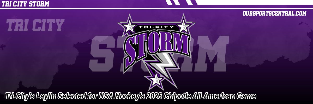 Tri-City's Laylin Selected for USA Hockey's 2026 Chipotle All-American Game