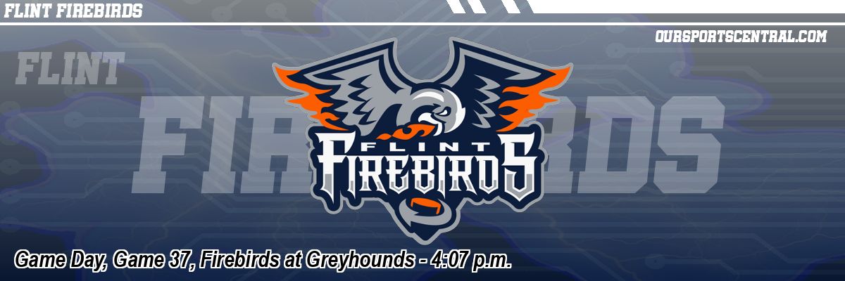 Game Day, Game 37, Firebirds at Greyhounds - 4:07 p.m.