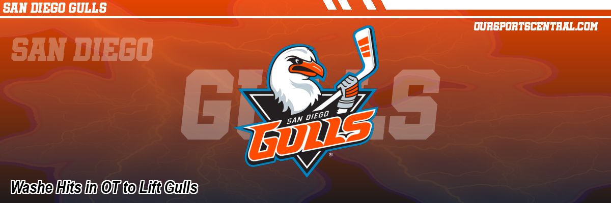 Washe Hits in OT to Lift Gulls