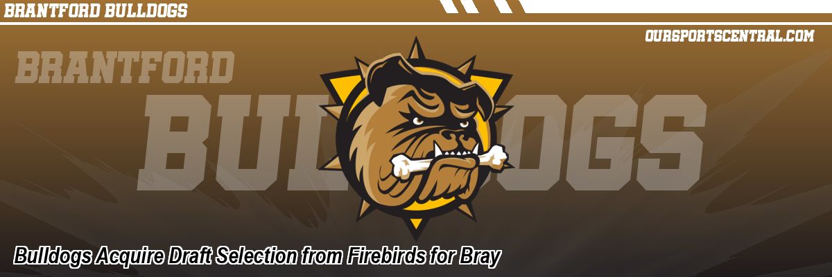 Bulldogs Acquire Draft Selection from Firebirds for Bray