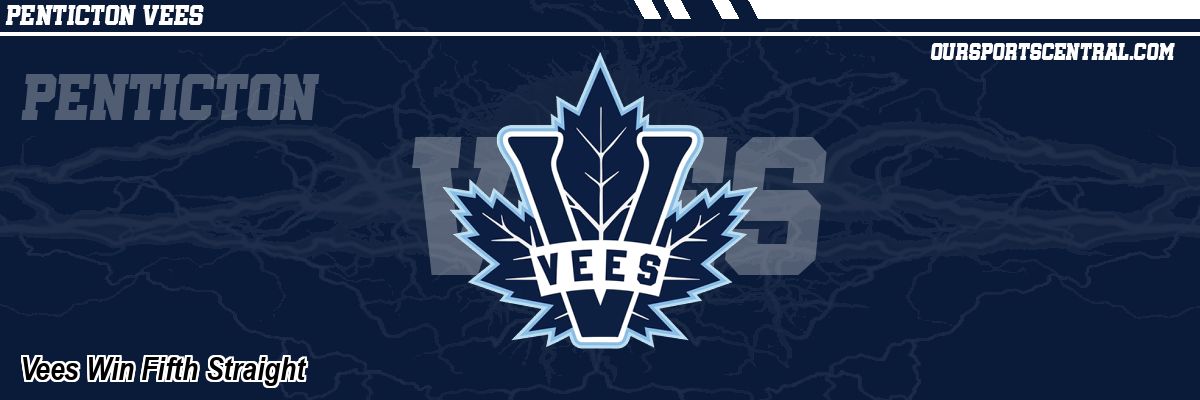 Vees Win Fifth Straight