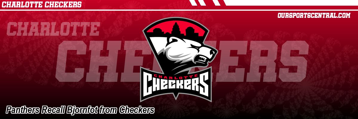 Panthers Recall Bjornfot from Checkers