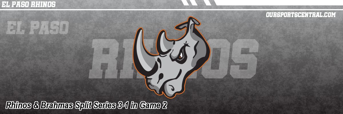 Rhinos & Brahmas Split Series 3-1 in Game 2