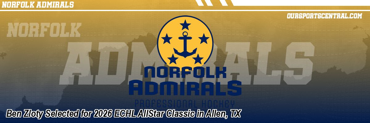 Ben Zloty Selected for 2026 ECHL AllStar Classic in Allen, TX