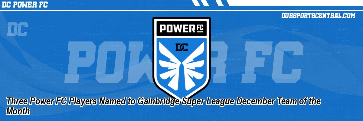Three Power FC Players Named to Gainbridge Super League December Team of the Month