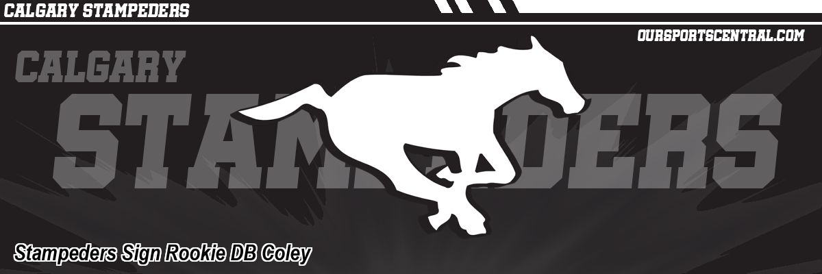 Stampeders Sign Rookie DB Coley