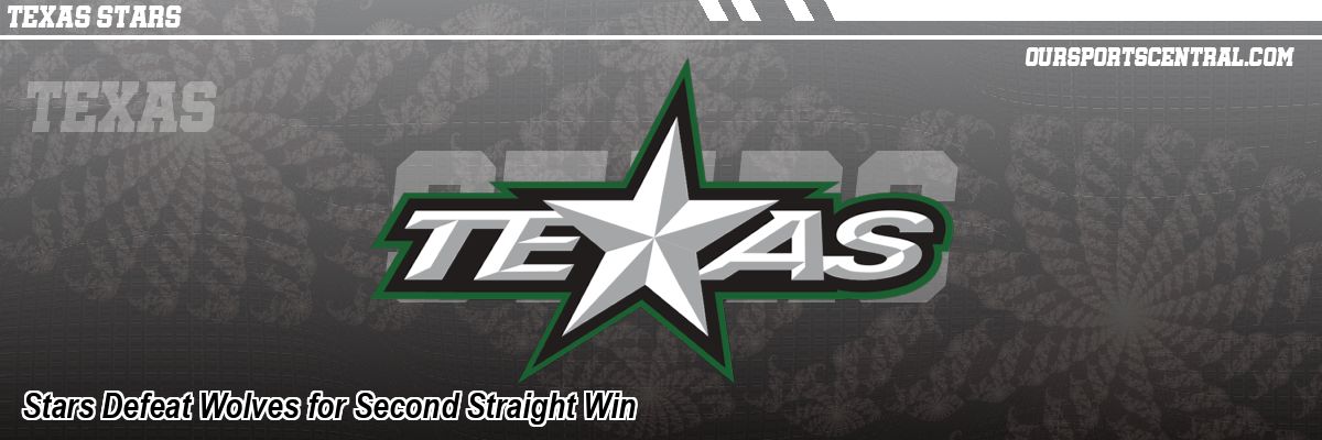 Stars Defeat Wolves for Second Straight Win
