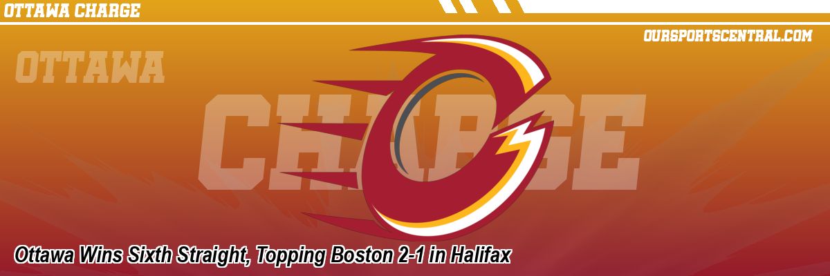 Ottawa Wins Sixth Straight, Topping Boston 2-1 in Halifax