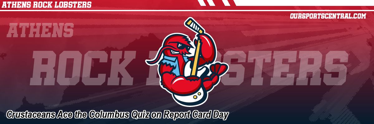 Crustaceans Ace the Columbus Quiz on Report Card Day