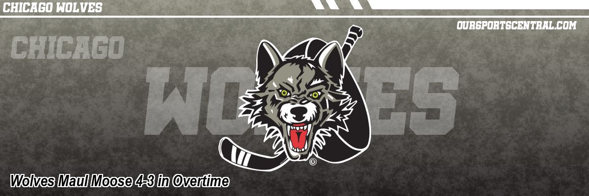 Wolves Maul Moose 4-3 in Overtime