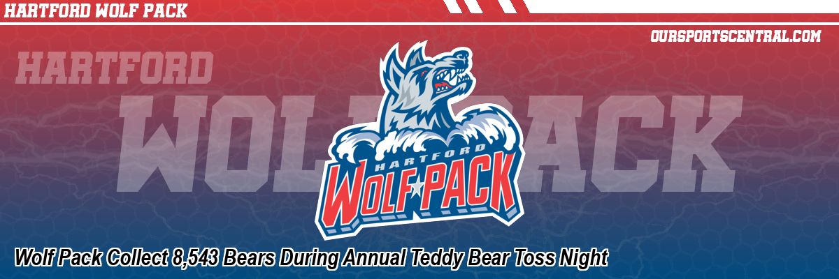 Wolf Pack Collect 8,543 Bears During Annual Teddy Bear Toss Night