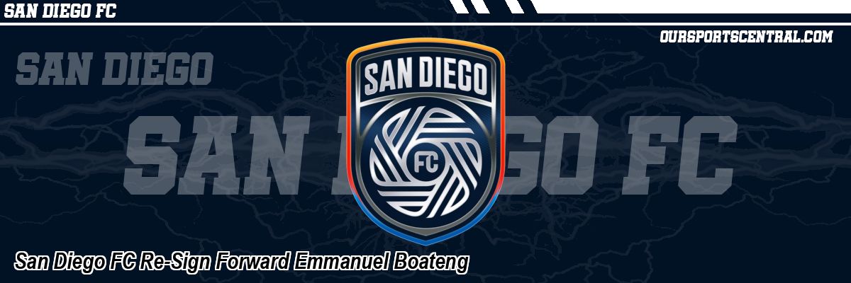 San Diego FC Re-Sign Forward Emmanuel Boateng