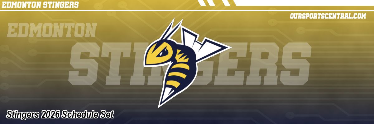 Stingers 2026 Schedule Set