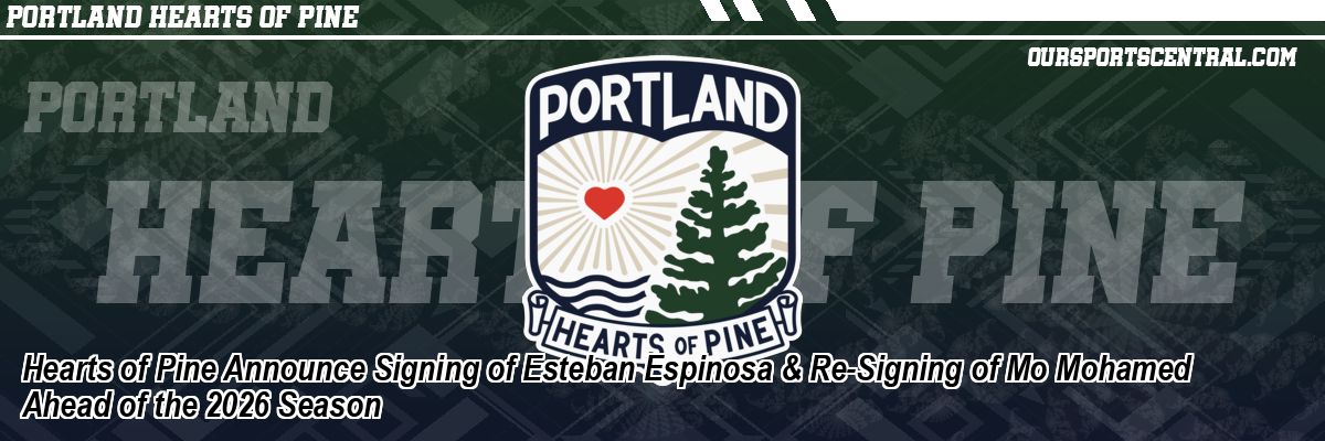 Hearts of Pine Announce Signing of Esteban Espinosa & Re-Signing of Mo Mohamed Ahead of the 2026 Season