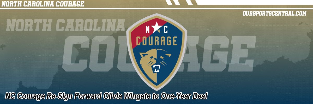 NC Courage Re-Sign Forward Olivia Wingate to One-Year Deal