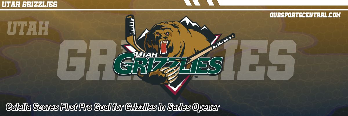 Colella Scores First Pro Goal for Grizzlies in Series Opener
