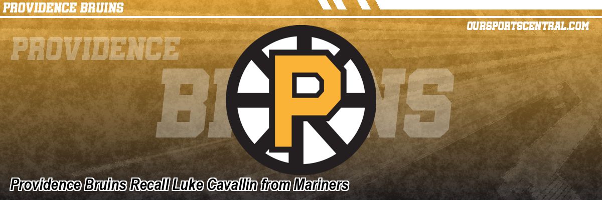 Providence Bruins Recall Luke Cavallin from Mariners