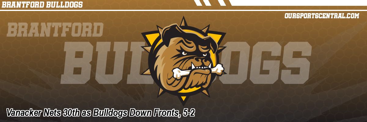 Vanacker Nets 30th as Bulldogs Down Fronts, 5-2