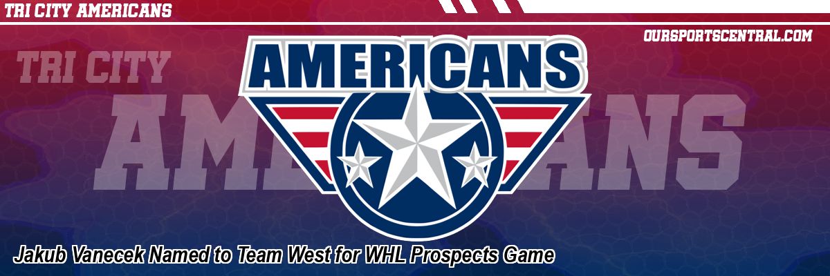Jakub Vanecek Named to Team West for WHL Prospects Game