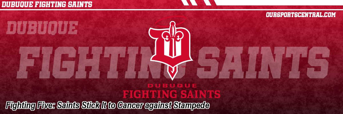 Fighting Five: Saints Stick It to Cancer against Stampede