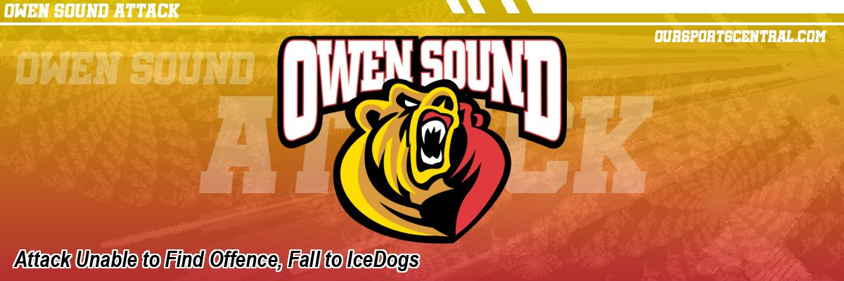 Attack Unable to Find Offence, Fall to IceDogs