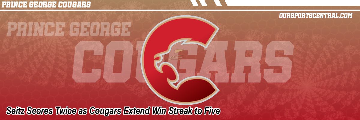 Seitz Scores Twice as Cougars Extend Win Streak to Five