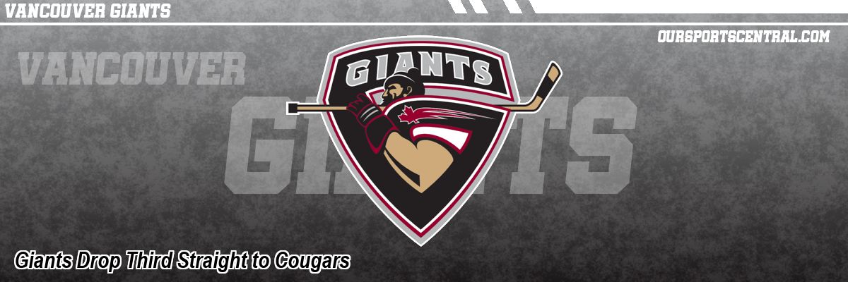 Giants Drop Third Straight to Cougars