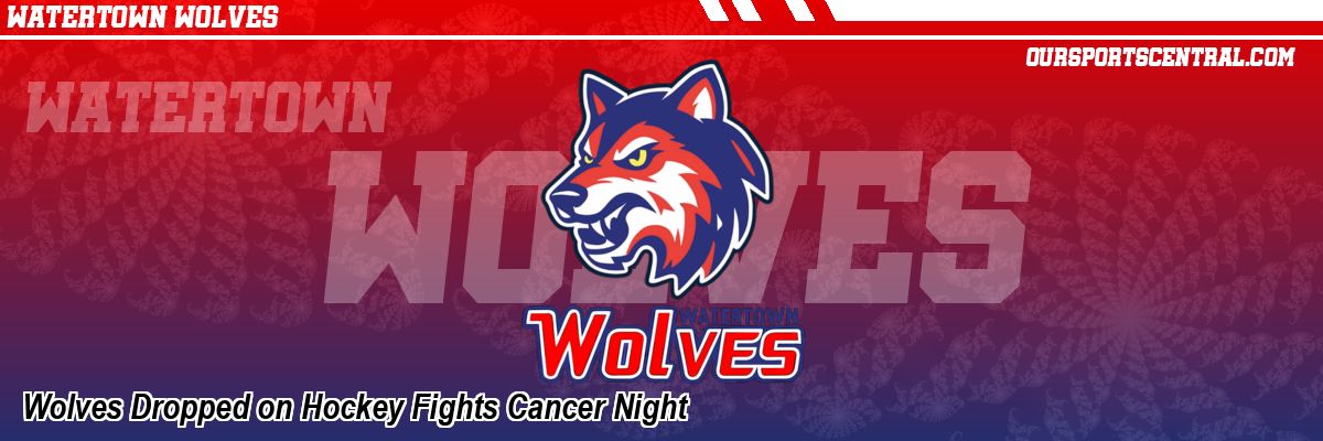 Wolves Dropped on Hockey Fights Cancer Night