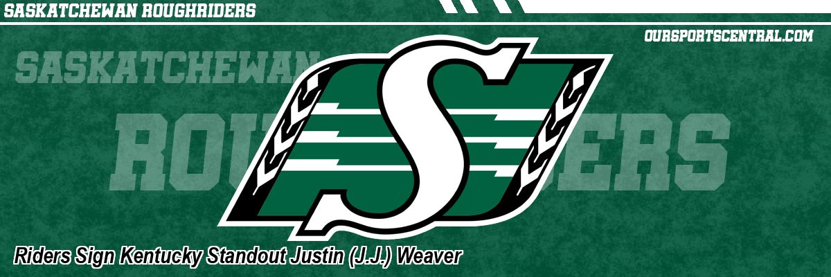 Riders Sign Kentucky Standout Justin (J.J.) Weaver
