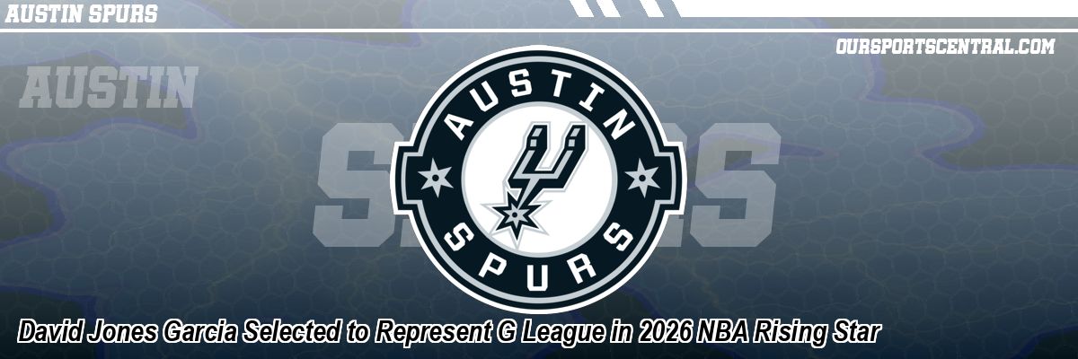 David Jones Garcia Selected to Represent G League in 2026 NBA Rising Star