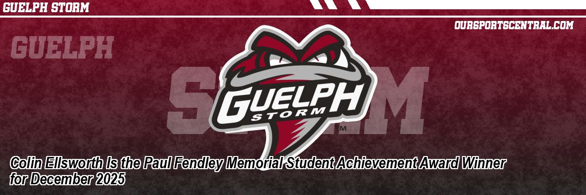 Colin Ellsworth Is the Paul Fendley Memorial Student Achievement Award Winner for December 2025