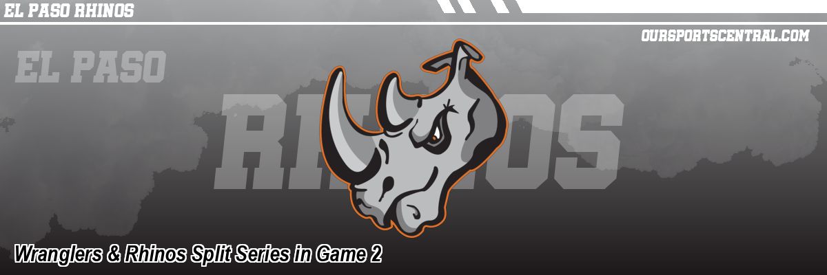 Wranglers & Rhinos Split Series in Game 2