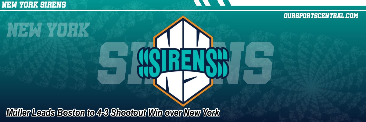 Müller Leads Boston to 4-3 Shootout Win over New York