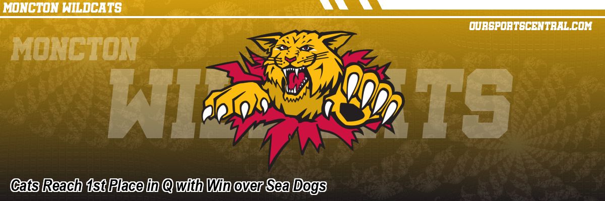 Cats Reach 1st Place in Q with Win over Sea Dogs