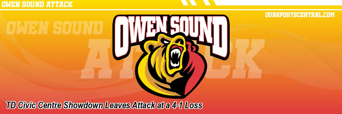TD Civic Centre Showdown Leaves Attack at a 4-1 Loss