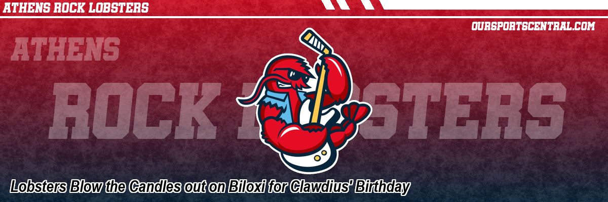 Lobsters Blow the Candles out on Biloxi for Clawdius' Birthday