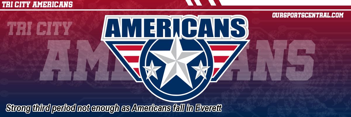 Strong third period not enough as Americans fall in Everett