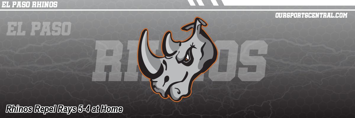 Rhinos Repel Rays 5-4 at Home