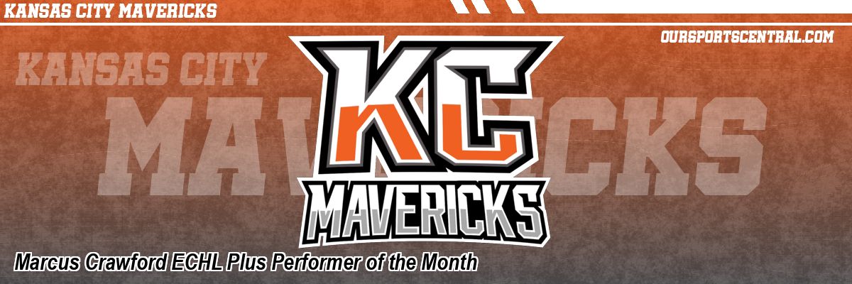 Marcus Crawford ECHL Plus Performer of the Month