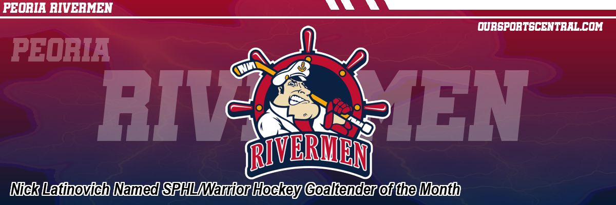 Nick Latinovich Named SPHL/Warrior Hockey Goaltender of the Month