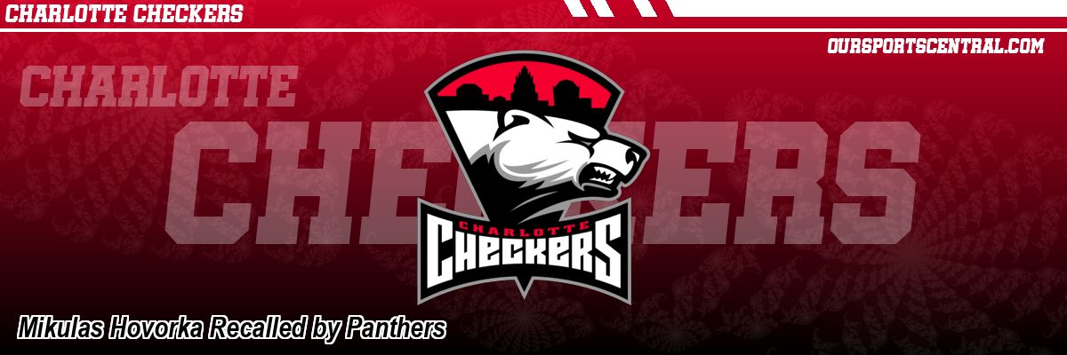 Mikulas Hovorka Recalled by Panthers