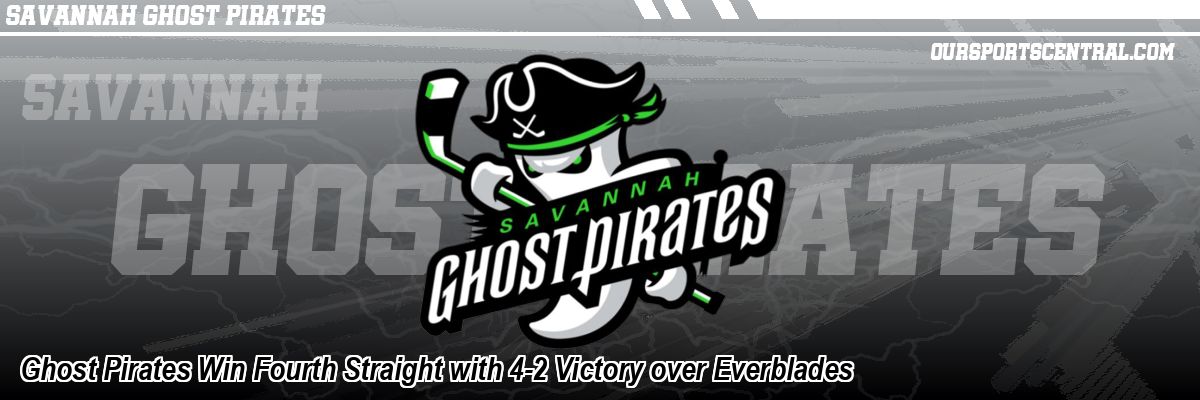 Ghost Pirates Win Fourth Straight with 4-2 Victory over Everblades