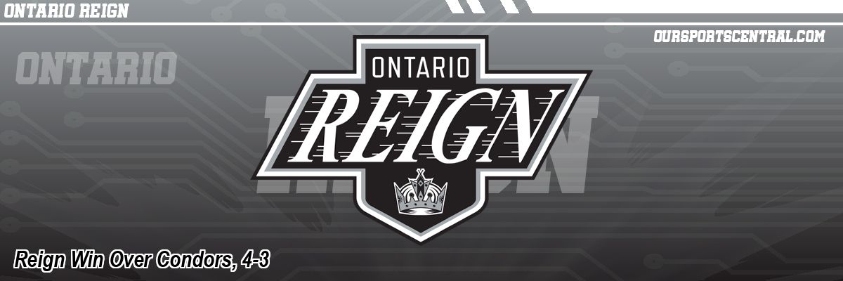 Reign Win Over Condors, 4-3