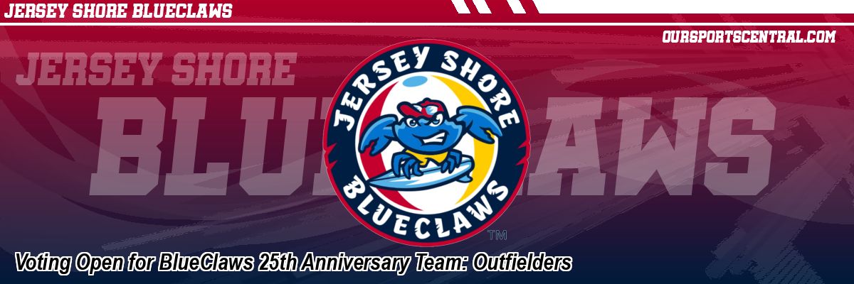 Voting Open for BlueClaws 25th Anniversary Team: Outfielders
